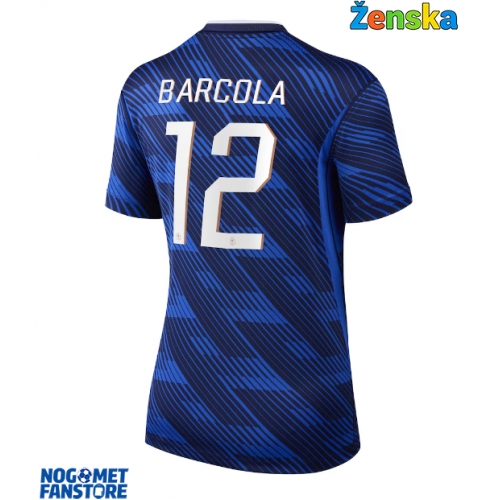 Francuska Bradley Barcola #12 Domaci Dres za Ženska SP 2026 Kratak Rukav
